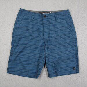 Rip Curl Boardwalk Hybrid Shorts Mens 30 Blue Flat Front Beach Resort Surf